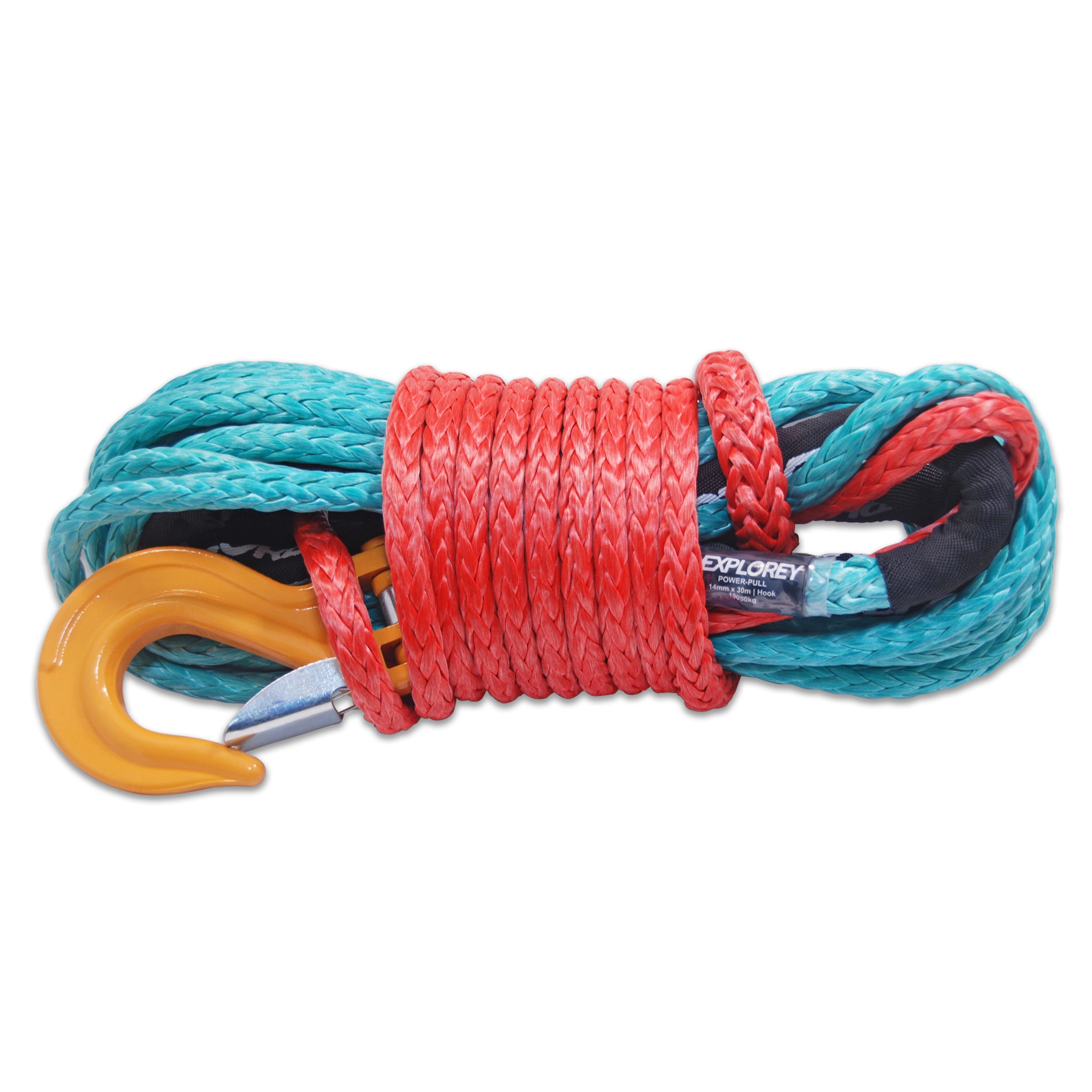 Power-Pull Winch Line | 14mm x 30m | 19,050kg | Hook – EXPLOREY